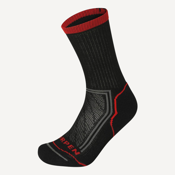 Носки Lorpen TTPE T2 Trekking Light Thermic Eco (; L (43-46); Black/Red)